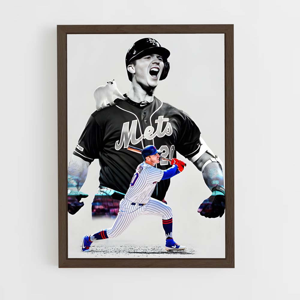 Poster Pete Alonso Baseball Touche poétique (vue 5)